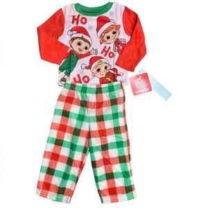 Cocomelon Size 2t Christmas Pajamas Fleece Boys Girls Unisex Warm
